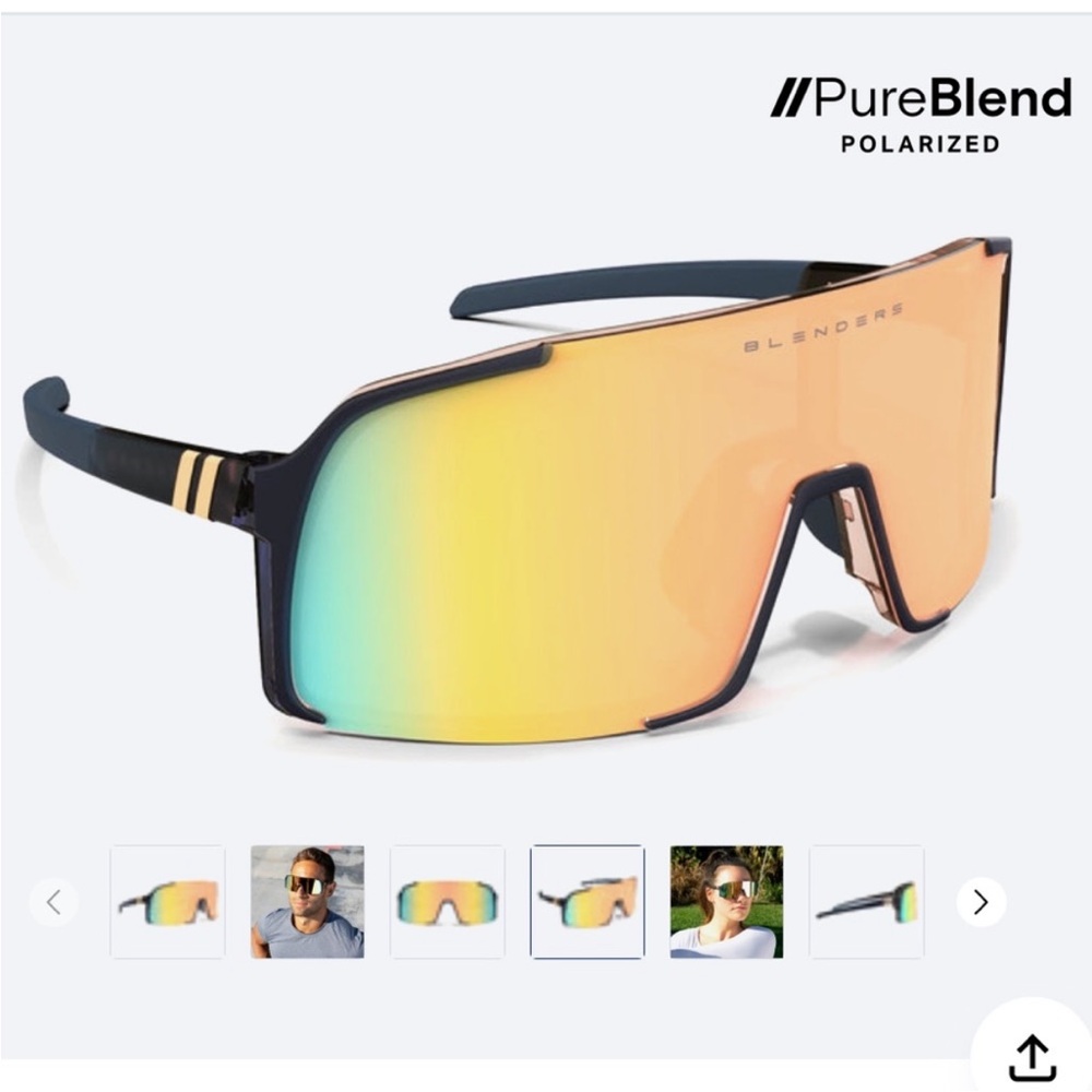 Blenders Polarized Sunglasses with Gradient Lens